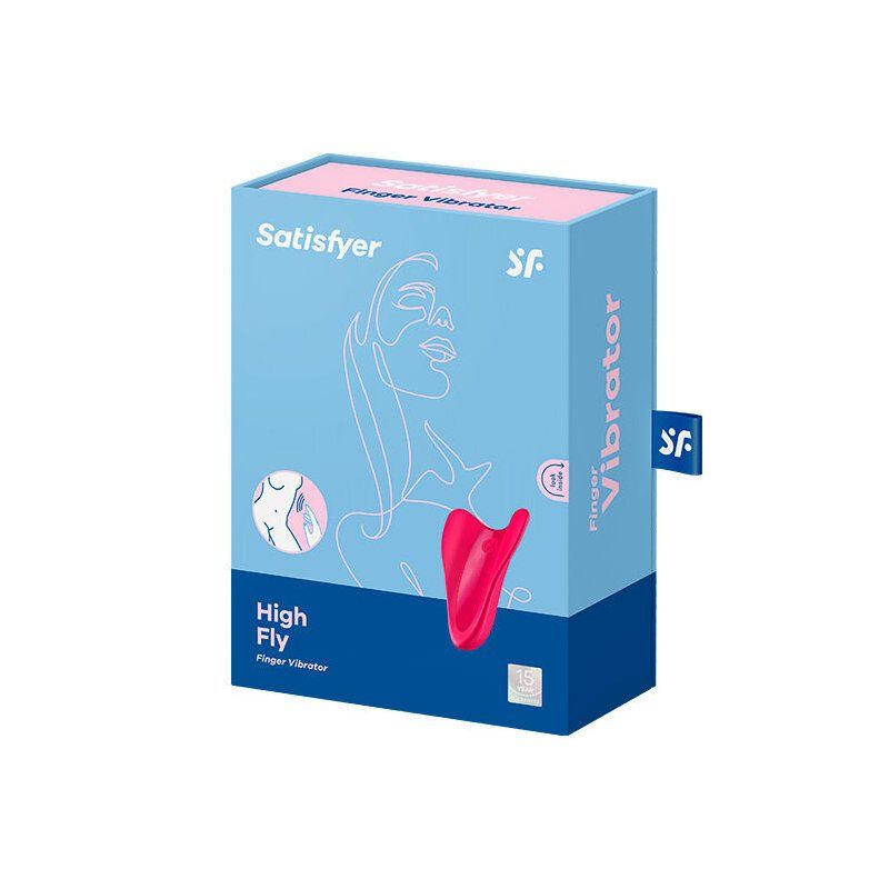 Satisfyer High Fly | Vibrador dedal 6,8 cm fucsia