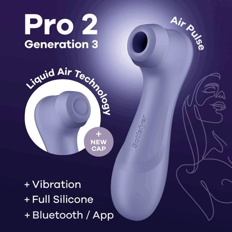Satisfyer Pro 2 Generación 3 Lila – Succionador Bluetooth