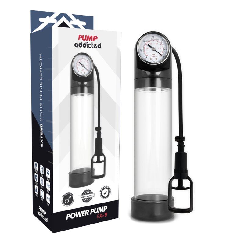 Pump Addicted Bomba Erección Rx9 Transparente