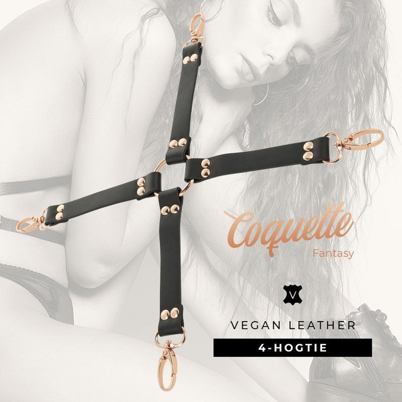 Coquette Chic Desire Fantasy Hog Tie Cuero Vegano