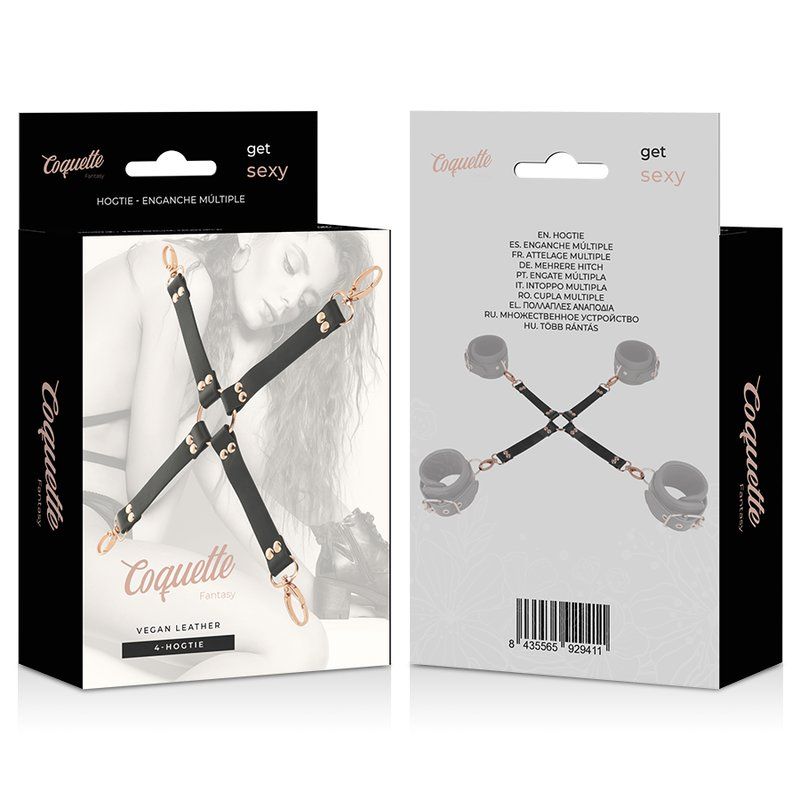Coquette Chic Desire Fantasy Hog Tie Cuero Vegano