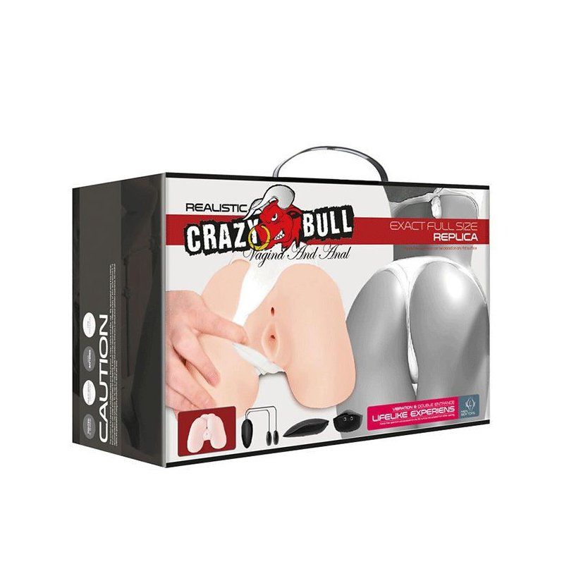 Crazy Bull Vagina Y Ano Realisticos Con Vibracion Posicion 5