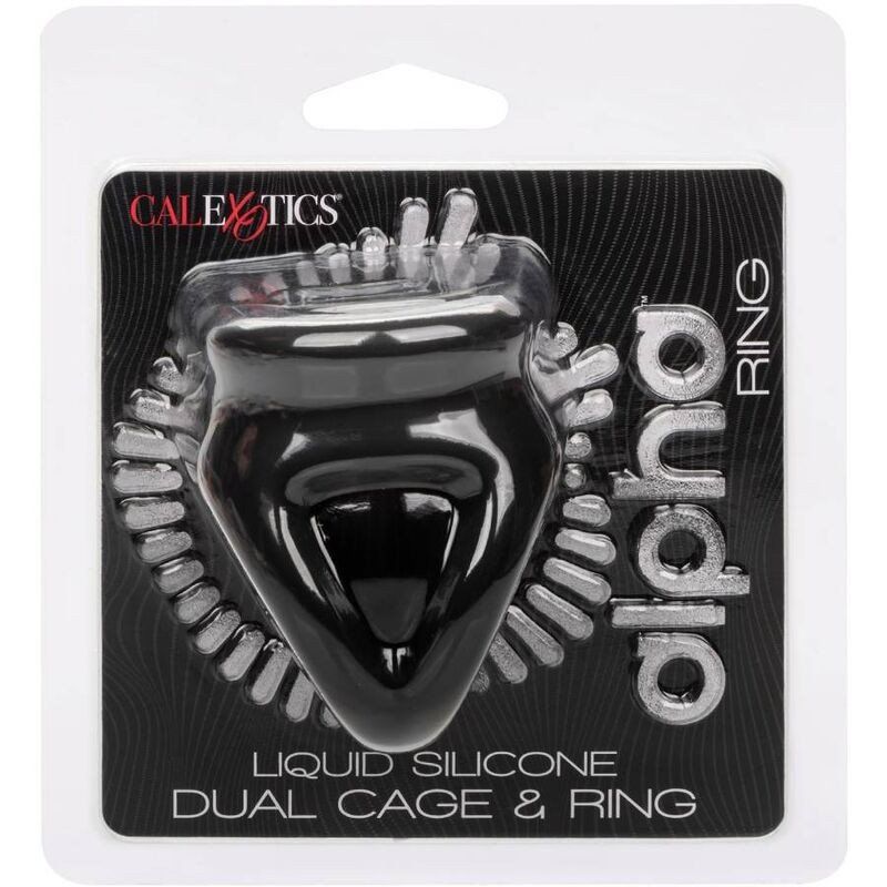 Alpha anillo de jaula doble silicona líquida | Calexotics