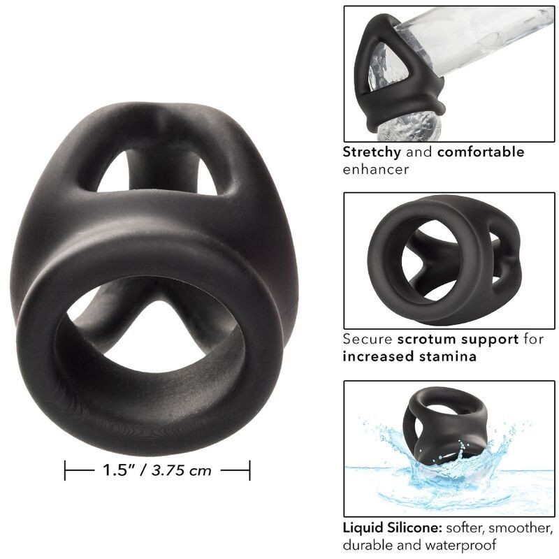 Alpha anillo de jaula doble silicona líquida | Calexotics