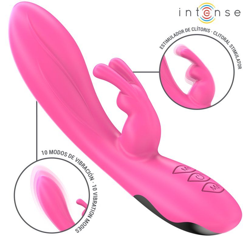 Intense Randall Vibrador Rabbit 10 modos rosa