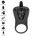 Intense - Mabel Anillo Vibrador 10 Vibraciones Con Estimulador De Clítoris Negro