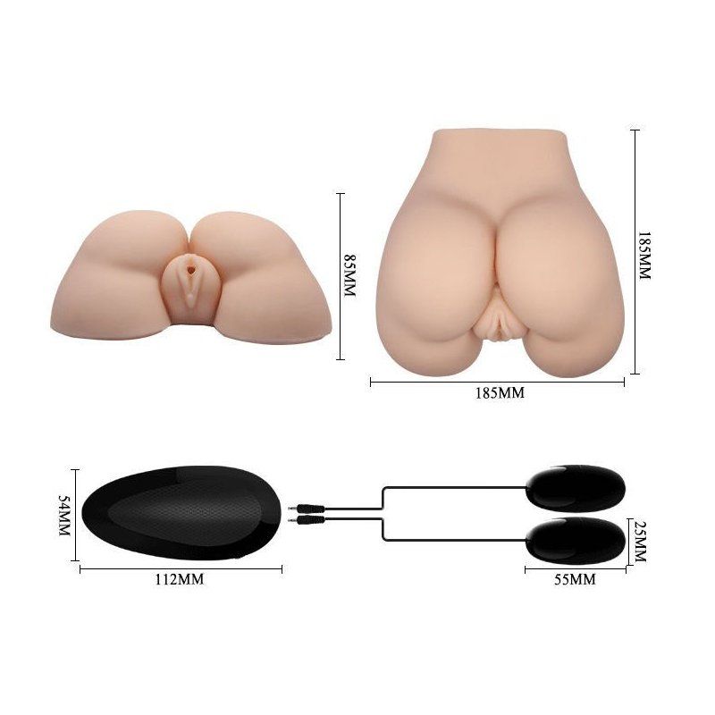 Crazy Bull Vagina Y Ano Realisticos Con Vibracion Posicion 5