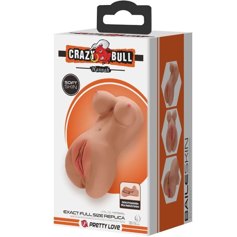 Crazy Bull Hannah Masturbador Doble Realístico