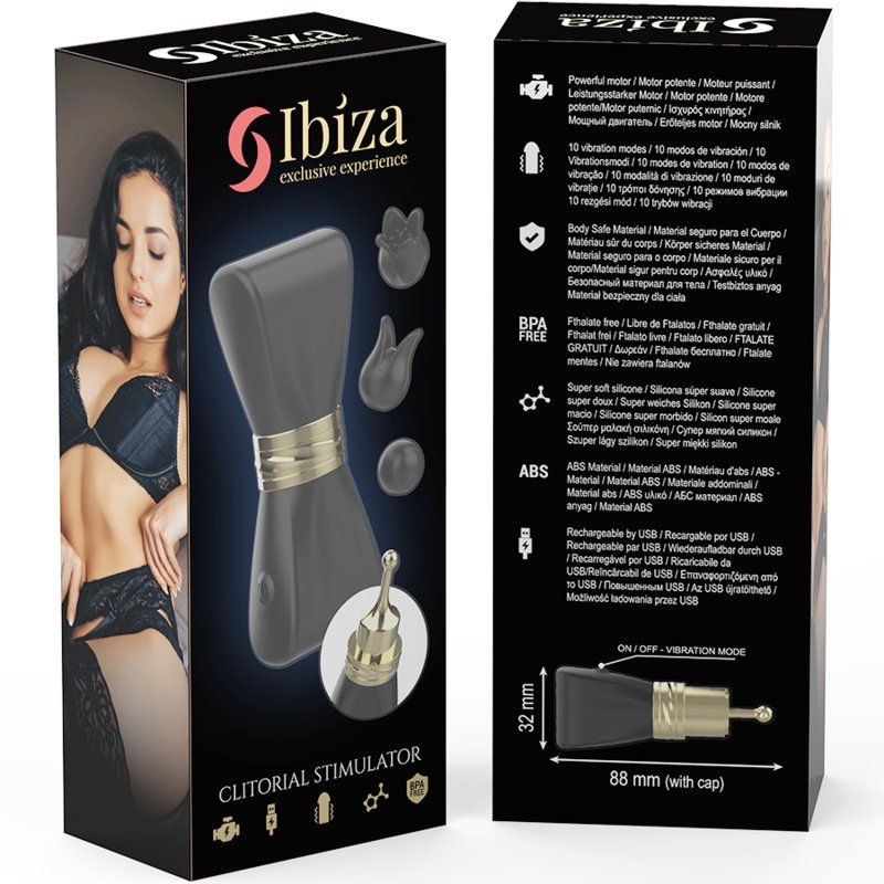 Ibiza - Set Estimulador Clitoris Lazo Con 3 Cabezales