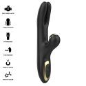 Ibiza - Vibrador  Hi-Tech Rabitt Por Ondas Clitoriales Y  Doble Pinching Negro