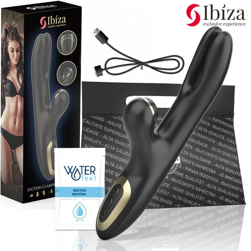 Ibiza Vibrador Hi-Tech Rabitt Por Ondas Clitoriales Y Doble