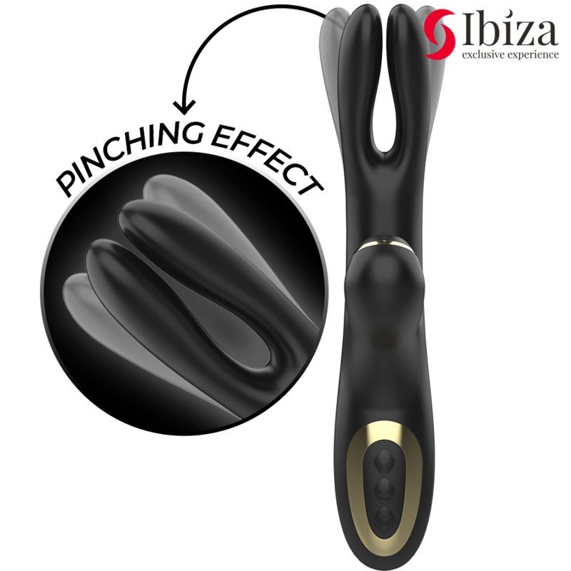 Ibiza Vibrador Hi-Tech Rabitt Por Ondas Clitoriales Y Doble