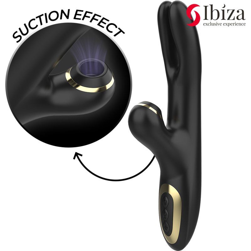 Ibiza Vibrador Hi-Tech Rabitt Por Ondas Clitoriales Y Doble