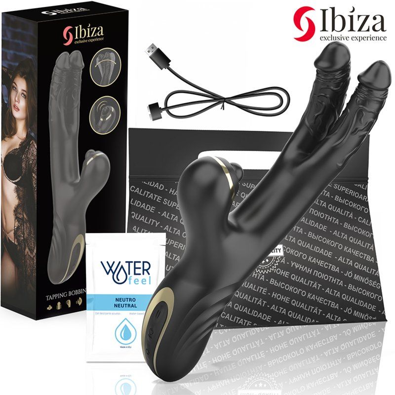 Ibiza Vibrador Hi-Tech Rabitt Clitorial Potente Y Doble Wave