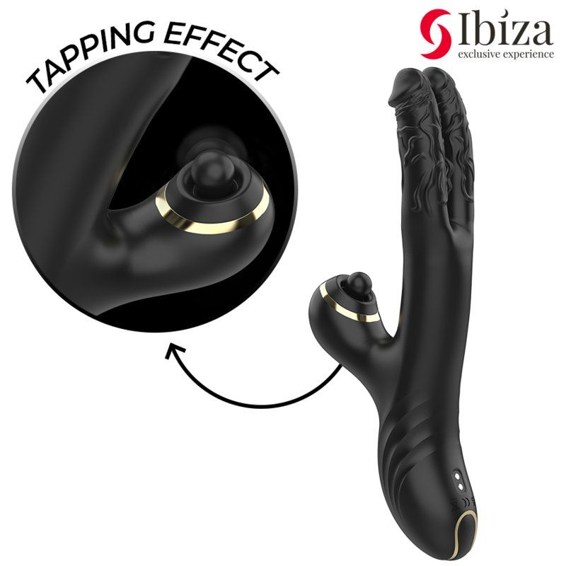Ibiza Vibrador Hi-Tech Rabitt Clitorial Potente Y Doble Wave