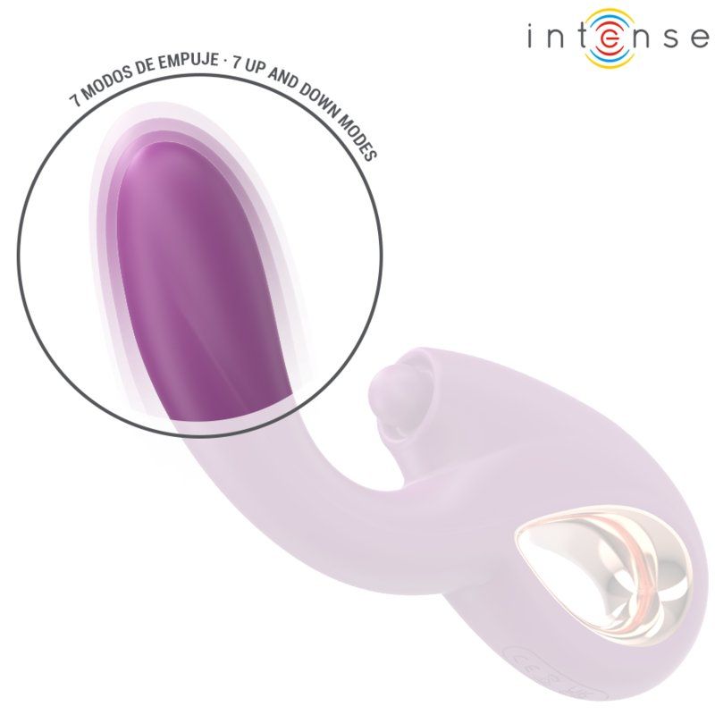 Intense - Lali Vibrador Punto G Multifunción Estimulación & Empuje & Vibración Morado