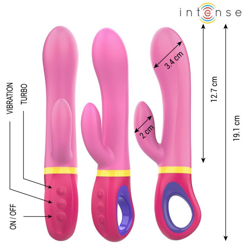 Intense Daphne Vibrador Rabbit Rosa