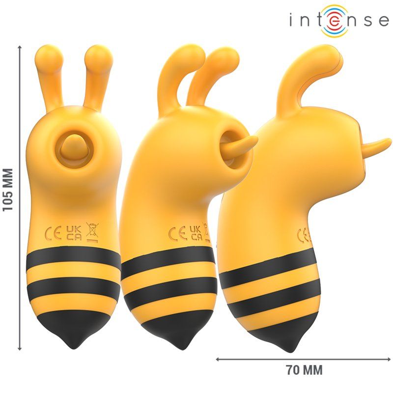 Maya Estimulador en forma de abeja amarillo/negro