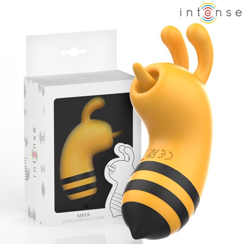 Maya Estimulador en forma de abeja amarillo/negro