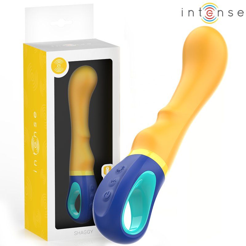 Intense Shaggy Vibrador Punto-G Amarillo