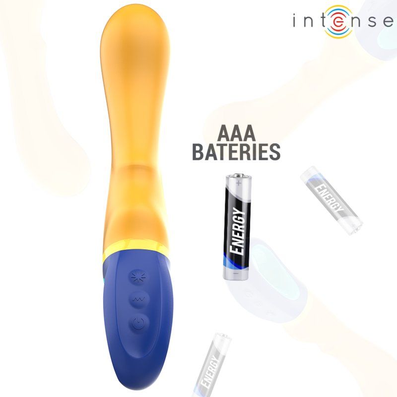 Intense Shaggy Vibrador Punto-G Amarillo