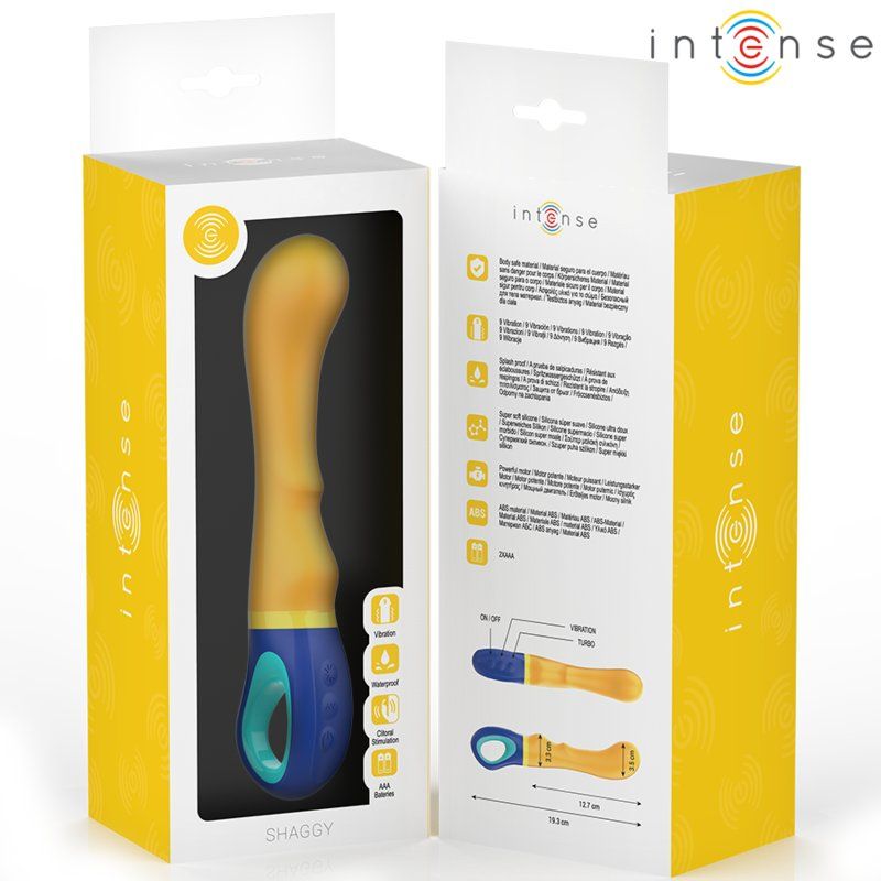 Intense Shaggy Vibrador Punto-G Amarillo