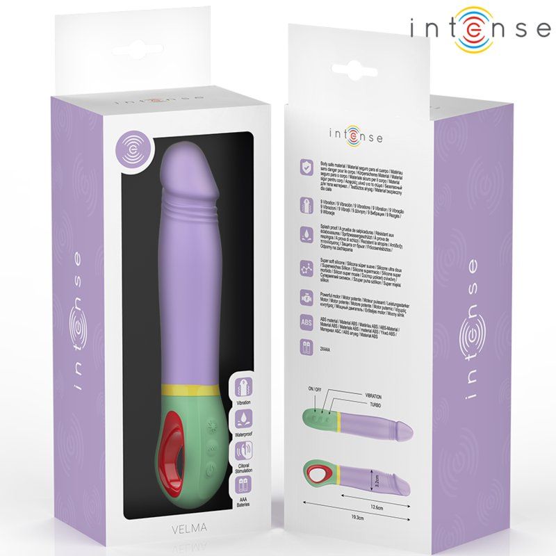 Intense Velma Vibrador Clásico Morado