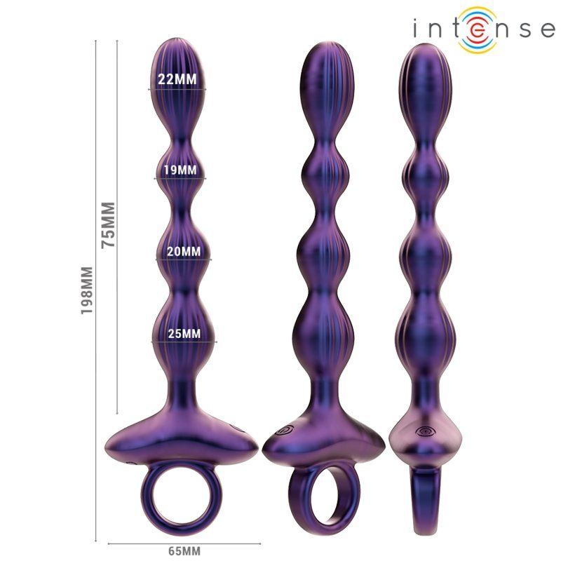 Intense Jackie Plug Anal Vibrador Modelo 1 Control Remoto