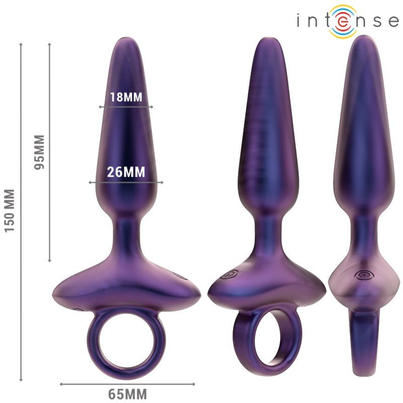 Intense Marlon Plug Anal Vibrador con control remoto