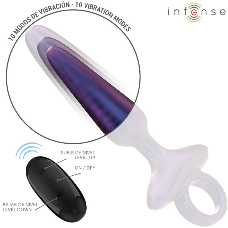 Intense Marlon Plug Anal Vibrador con control remoto