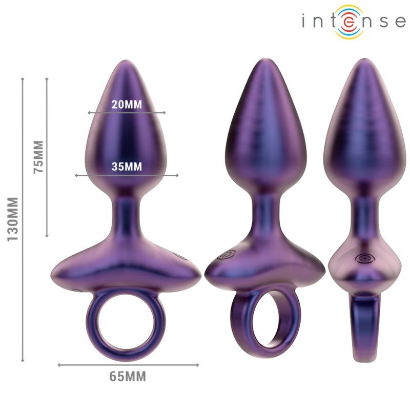Michael Plug Anal Vibrador con control remoto