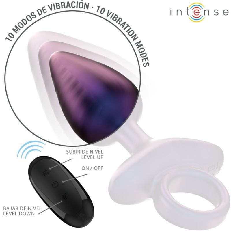 Michael Plug Anal Vibrador con control remoto