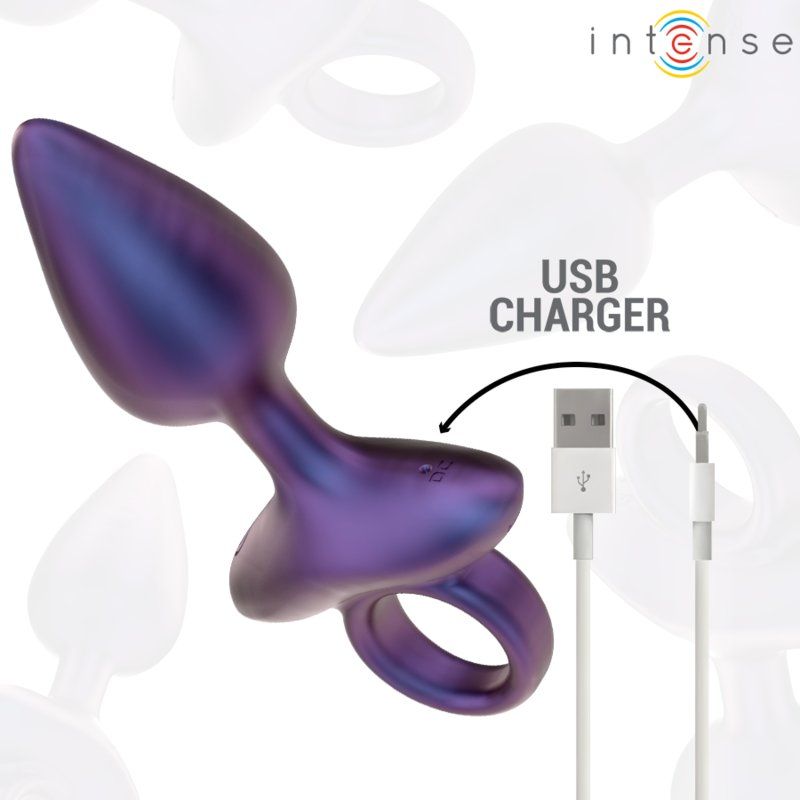 Michael Plug Anal Vibrador con control remoto