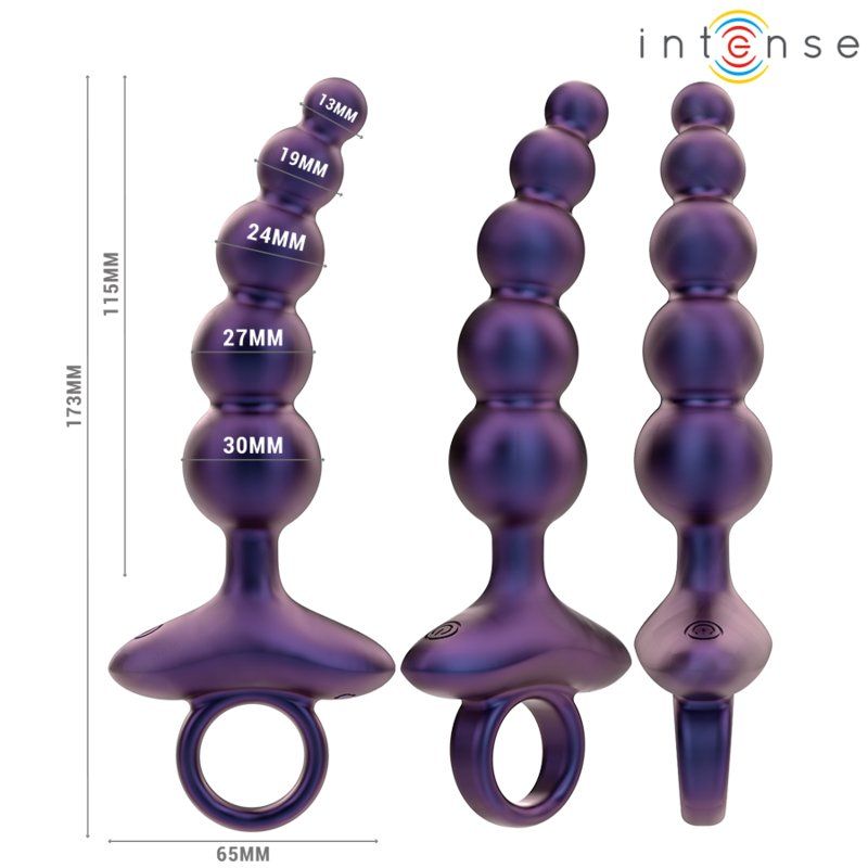 Intense Tito Plug Anal Vibrador con control remoto
