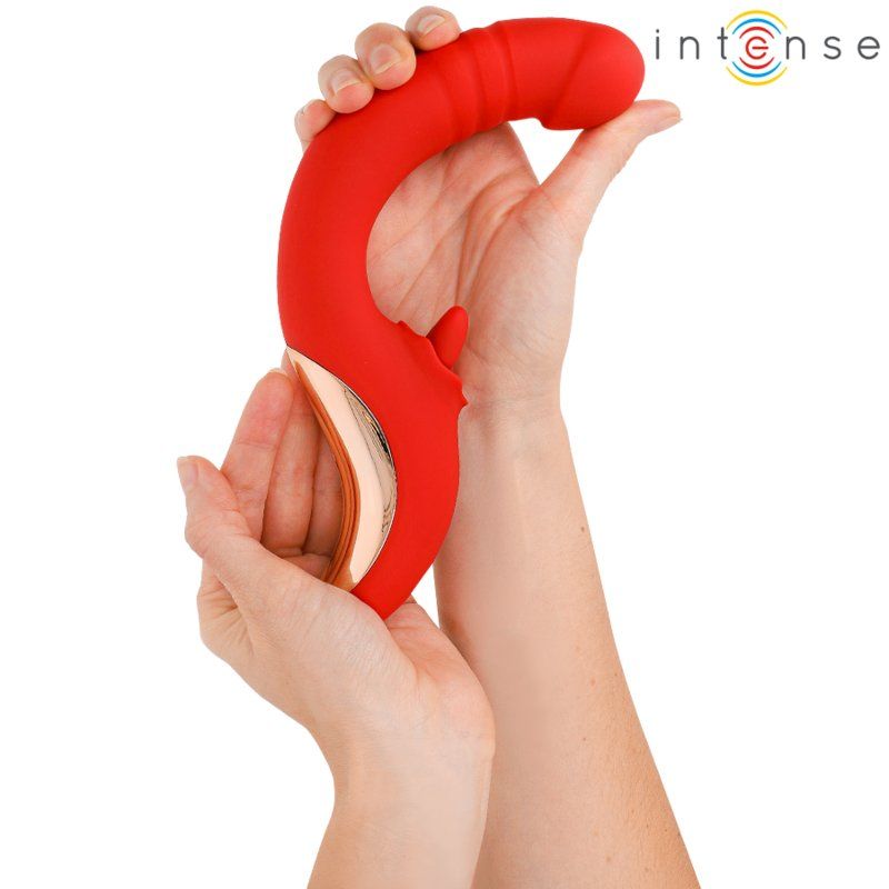 Intense Paulina Vibrador en forma de U rojo