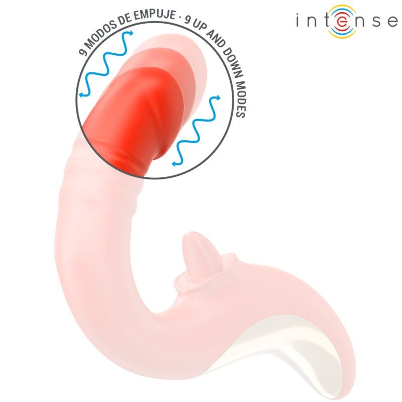 Intense Paulina Vibrador en forma de U rojo