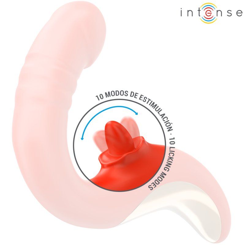 Intense Paulina Vibrador en forma de U rojo