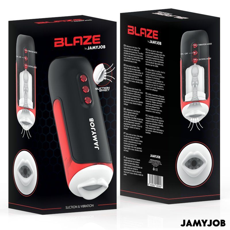 Jamyjob Blaze Masturbador Boca Automático