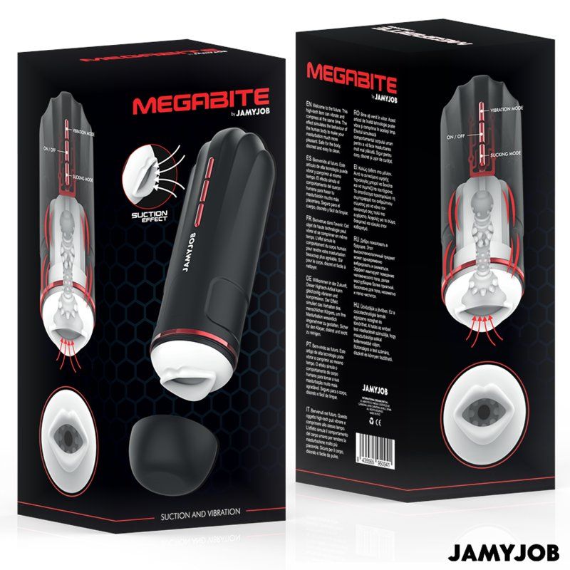 Jamyjob Megabite Masturbador Boca Automático