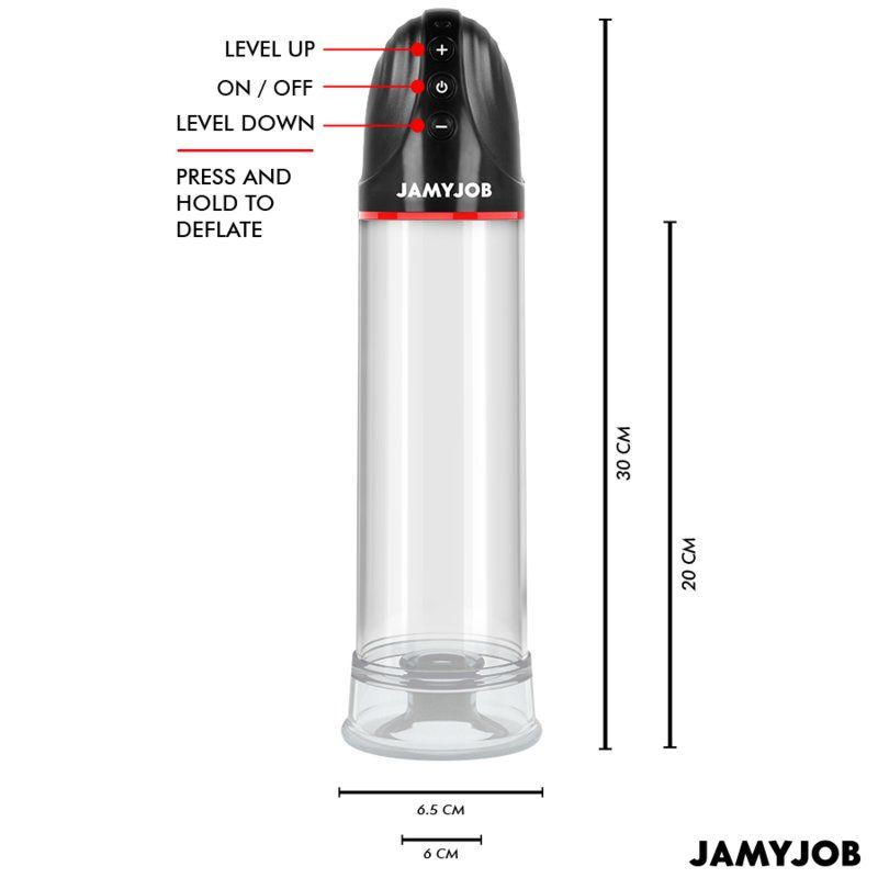 Jamyjob Xpand Bomba Automática 3 Niveles De Succión Gris