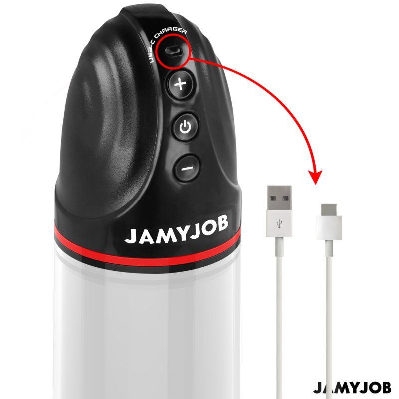 Jamyjob Xpand Bomba Automática 3 Niveles De Succión Gris