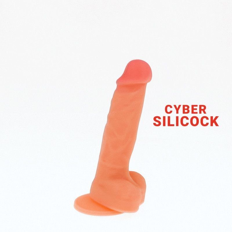 Cyber Silicock Ansel Realistico Silicona Liquida 15.5 Cm O 2.9 Cm