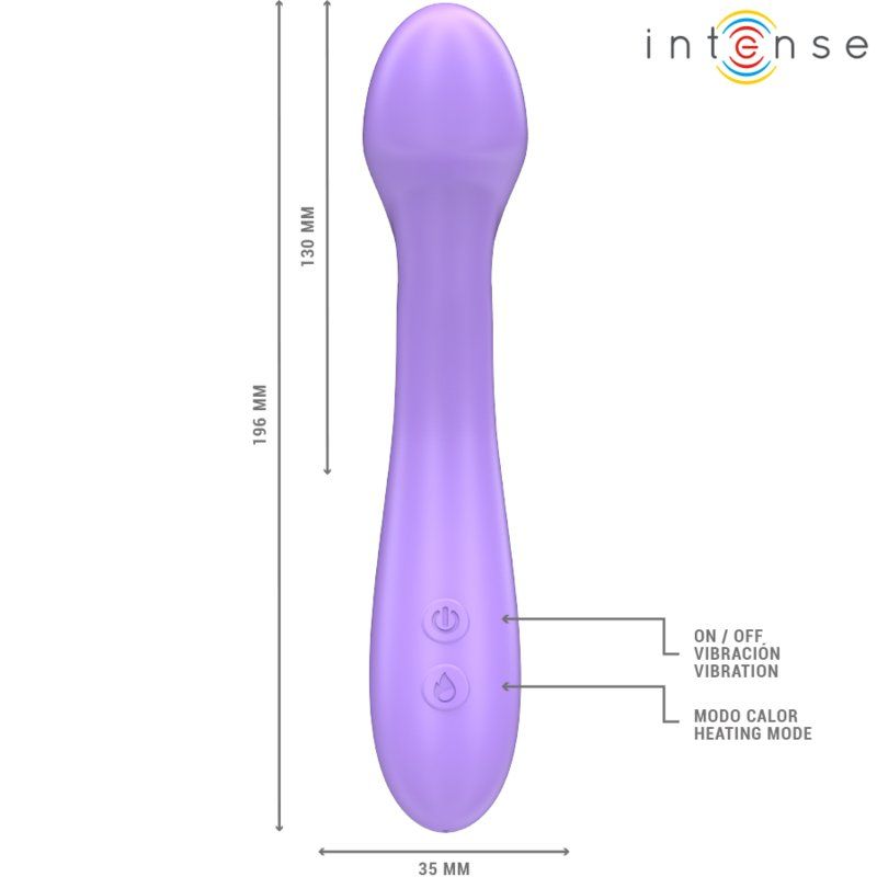 ntense Becky Vibrador Calentable 19 cm