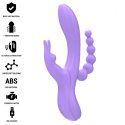 Intense - Miko Triple Vibrador Rabbit & Estimulador & Anal 7 Vibraciones Morado