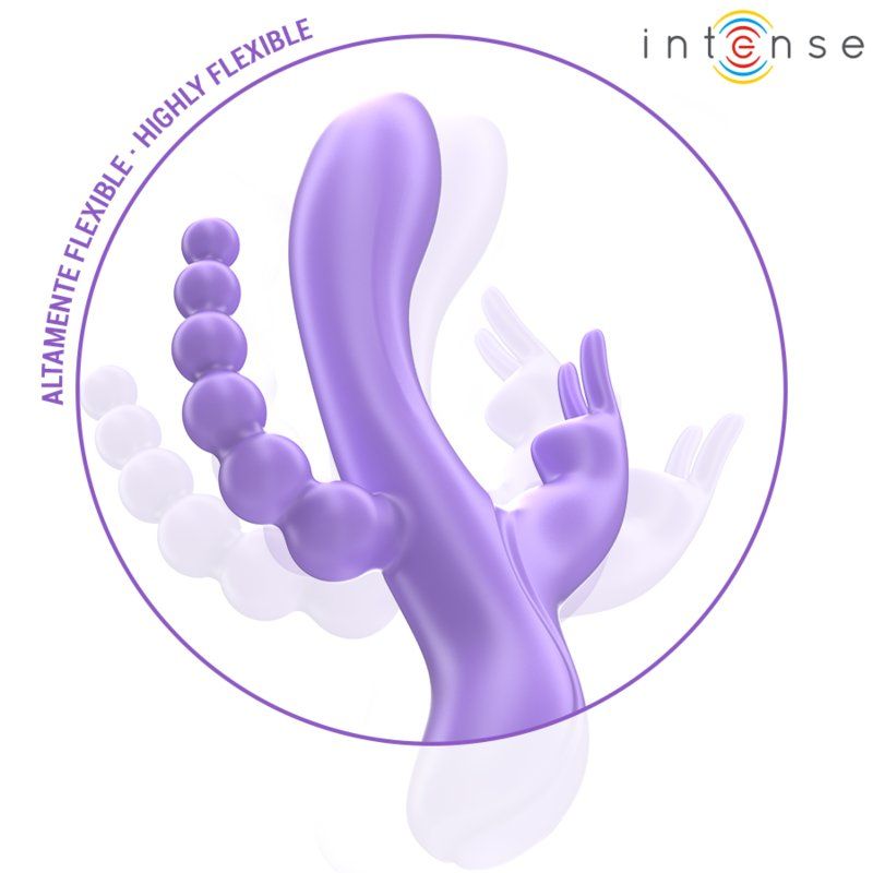 Intense Miko Triple Vibrador con estimulación anal