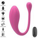Intense - Janice Vibrador U Doble Estimulación 10 Vibraciones Rosa Control Remoto