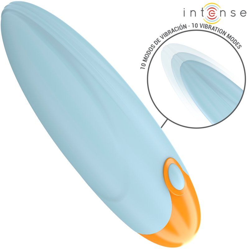Intense Mike Bala Vibradora 10 Vibraciones Azul Control Remoto