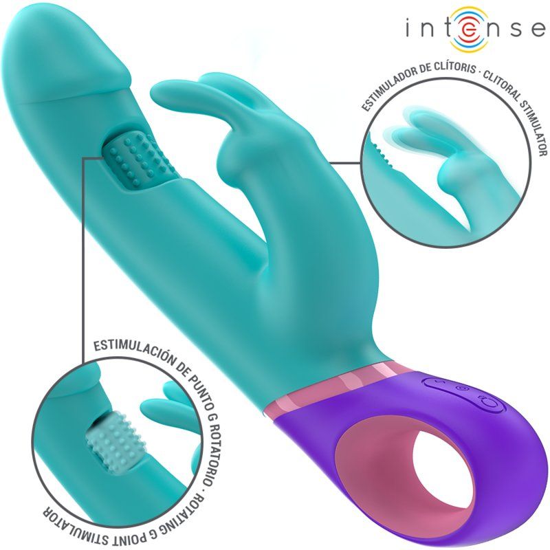 Intense Mónica Vibrador Rabbit Con Estimulador Rotatorio