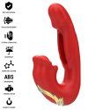 Intense - Nathy Vibrador Doble Con Boca Estimuladora Multifunción Rojo