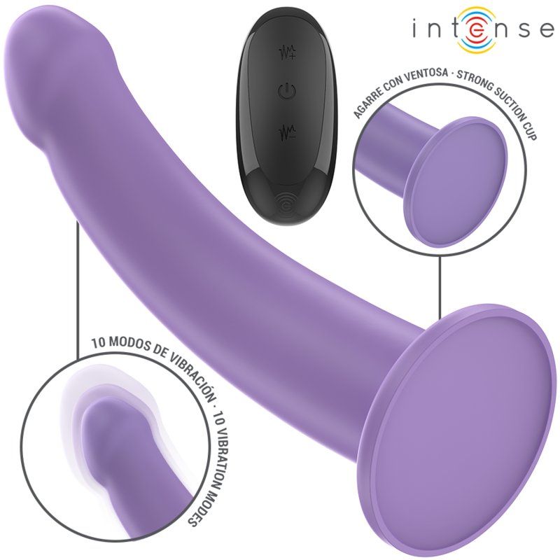 5 Cm 10 Vibraciones Morado Control Remoto